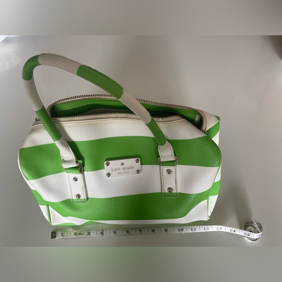 Kate Spade Green and White Handbag - Picture 6 of 8